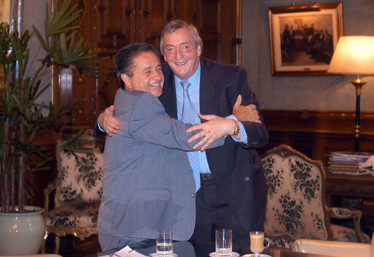 Eduardo Duhalde y Néstor Kirchner.